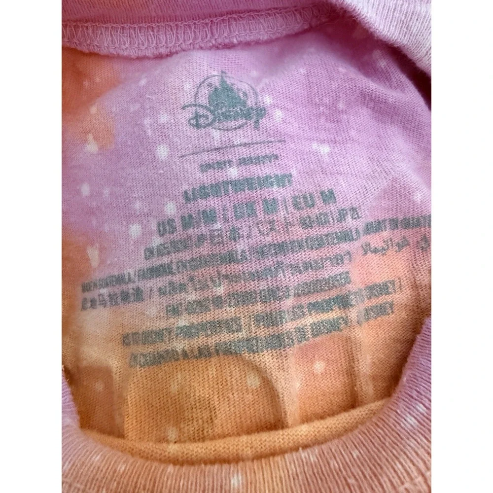 Walt Disney World Spirit Jersey M Tie Dye Orange Pink Galaxy Sweatshirt Mickey - Picture 10 of 10